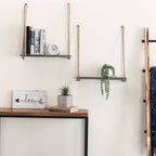 DekoBoheme: Modern Wall Shelves – Stylish, Space-Saving & Easy to Care for with Wood Look for Bedrooms & Bathrooms
