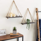 DekoBoheme: Modern Wall Shelves – Stylish, Space-Saving & Easy to Care for with Wood Look for Bedrooms & Bathrooms