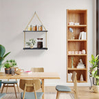 DekoHarmonie: Modern Wall Shelves – 2-tier, space-saving & floating for Flower Pots & Home Accessories in the Hallway