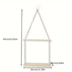 DekoHarmonie: Modern Wall Shelves – 2-tier, space-saving & floating for Flower Pots & Home Accessories in the Hallway