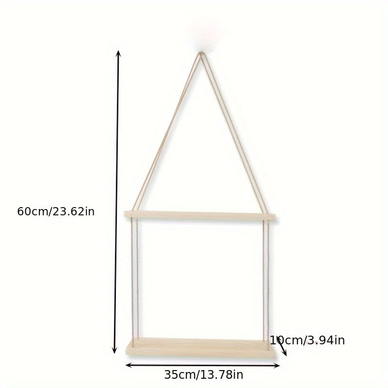 DekoHarmonie: Modern Wall Shelves – 2-tier, space-saving & floating for Flower Pots & Home Accessories in the Hallway