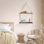 DekoHarmonie: Modern Wall Shelves – 2-tier, space-saving & floating for Flower Pots & Home Accessories in the Hallway