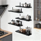 DekoTrend: Modern Wall Shelves – Durable, Decorative & Versatile with Floating Design for Office & Hallway