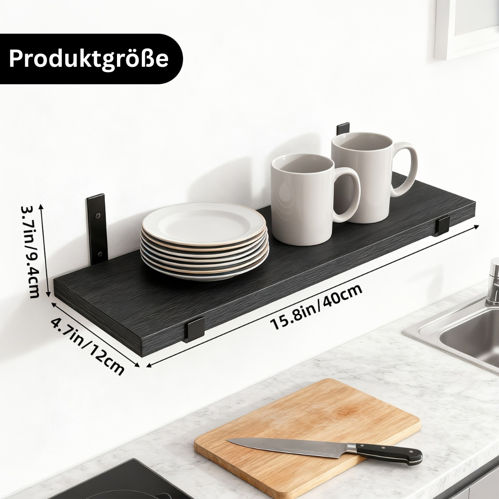 DekoTrend: Modern Wall Shelves – Durable, Decorative & Versatile with Floating Design for Office & Hallway