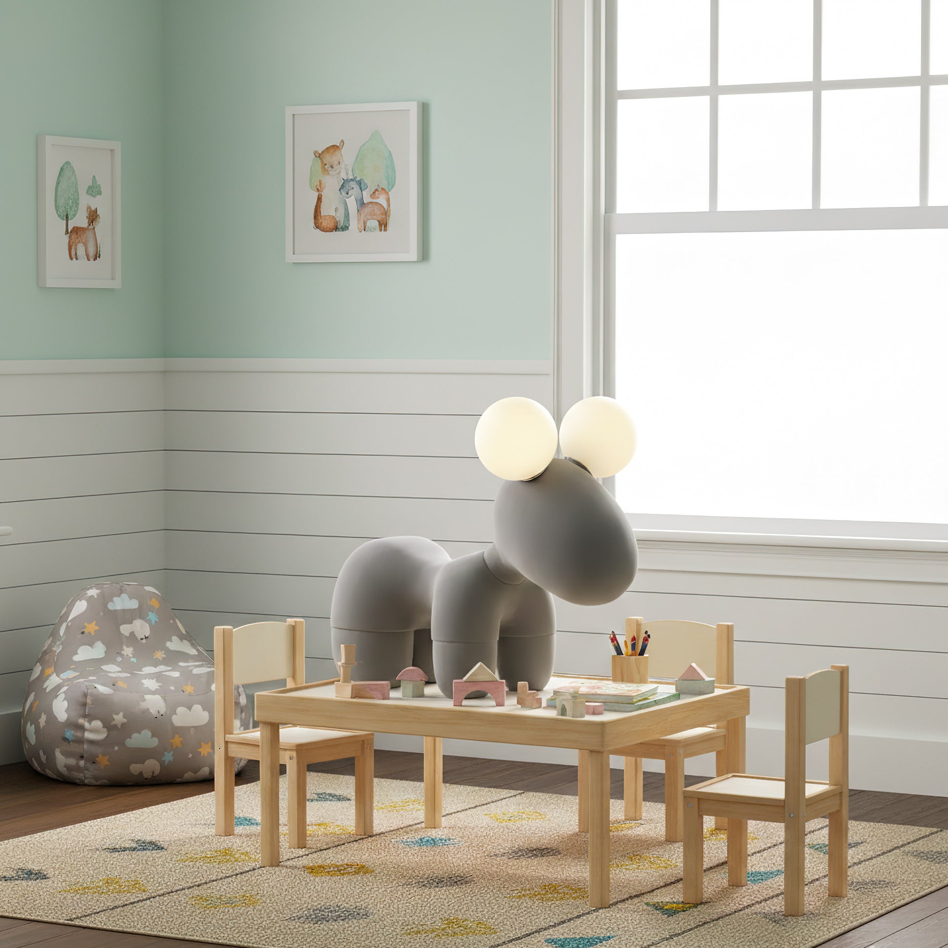 Pony Table Lamp for Kids' Rooms