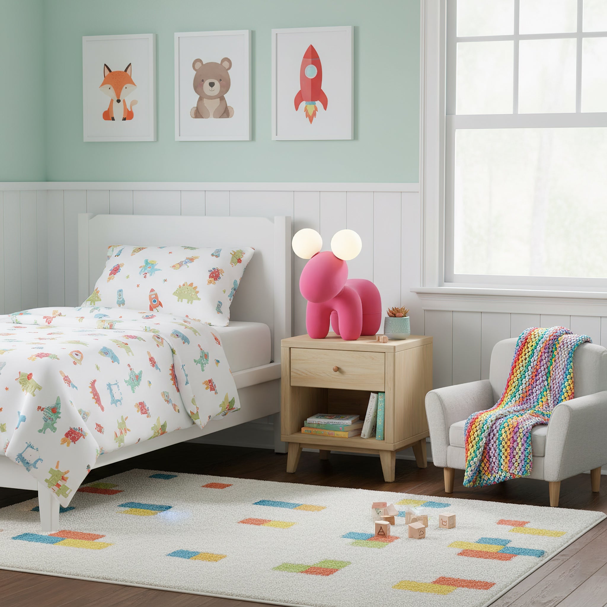 Pony Table Lamp for Kids' Rooms