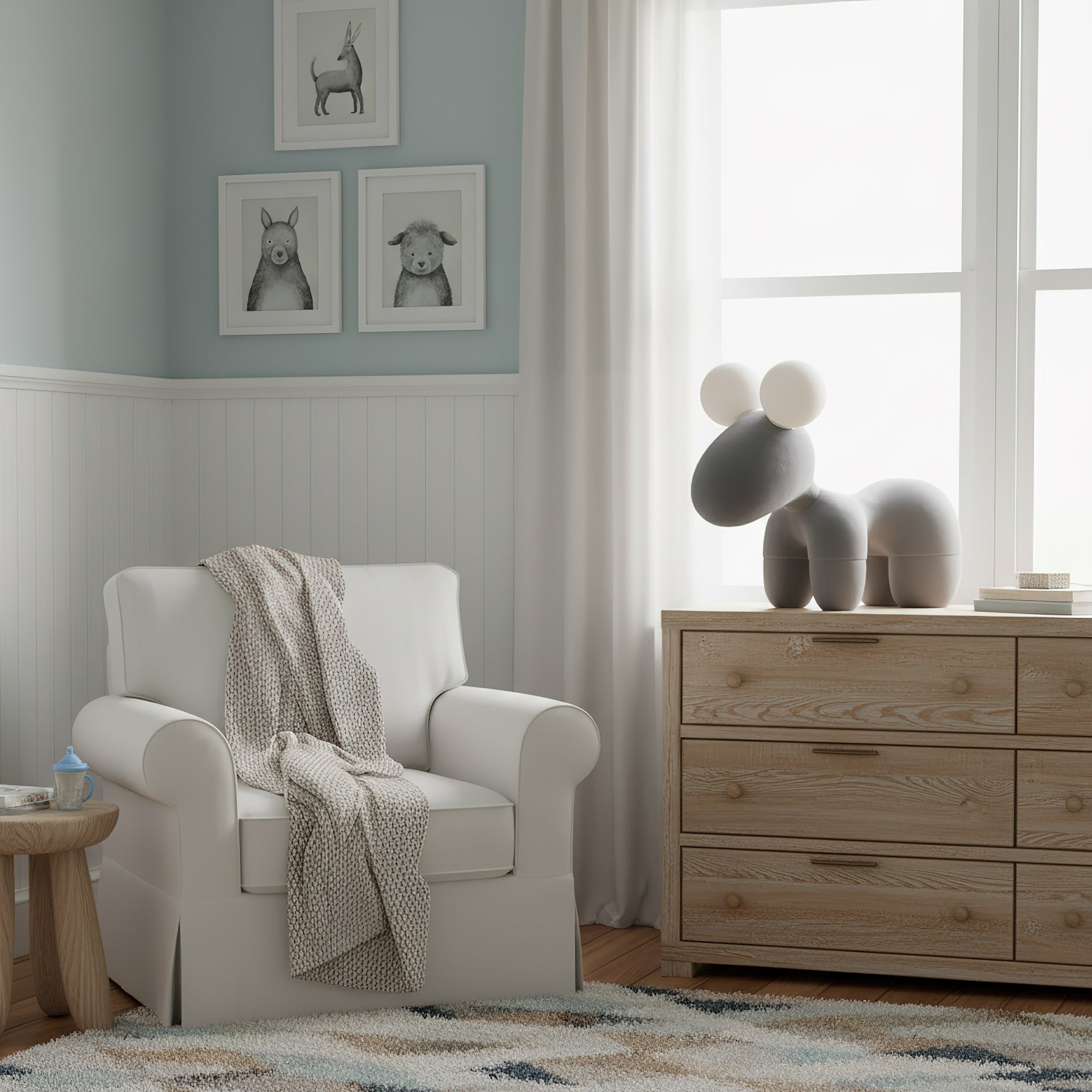 Pony Table Lamp for Kids' Rooms