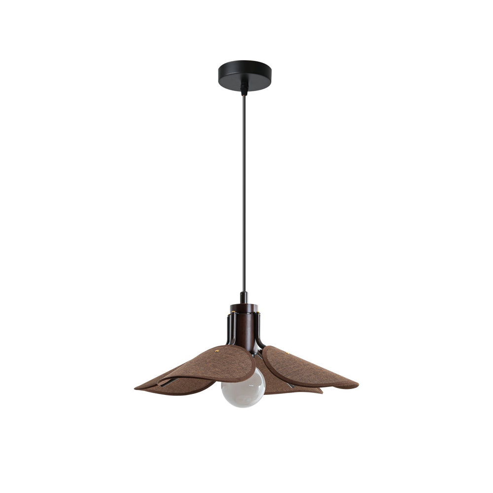 Woven Fabric Pendant Light 20.5"