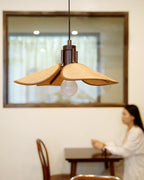 Woven Fabric Pendant Light 20.5"