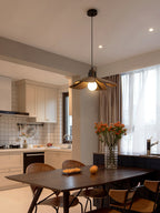Woven Fabric Pendant Light 20.5"