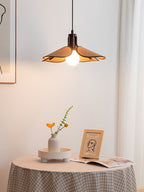 Woven Fabric Pendant Light 20.5"