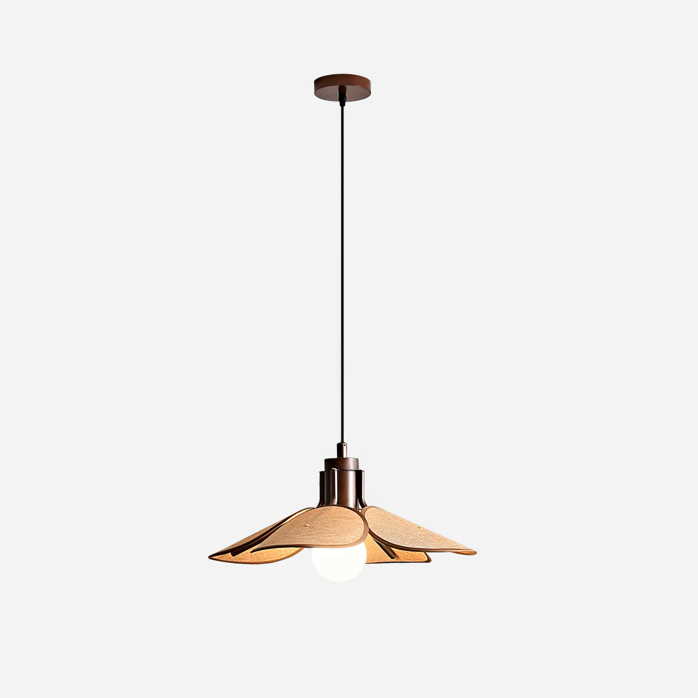 Woven Fabric Pendant Light 20.5"