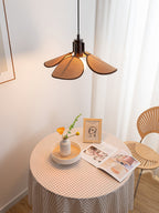 Woven Fabric Pendant Light 20.5"