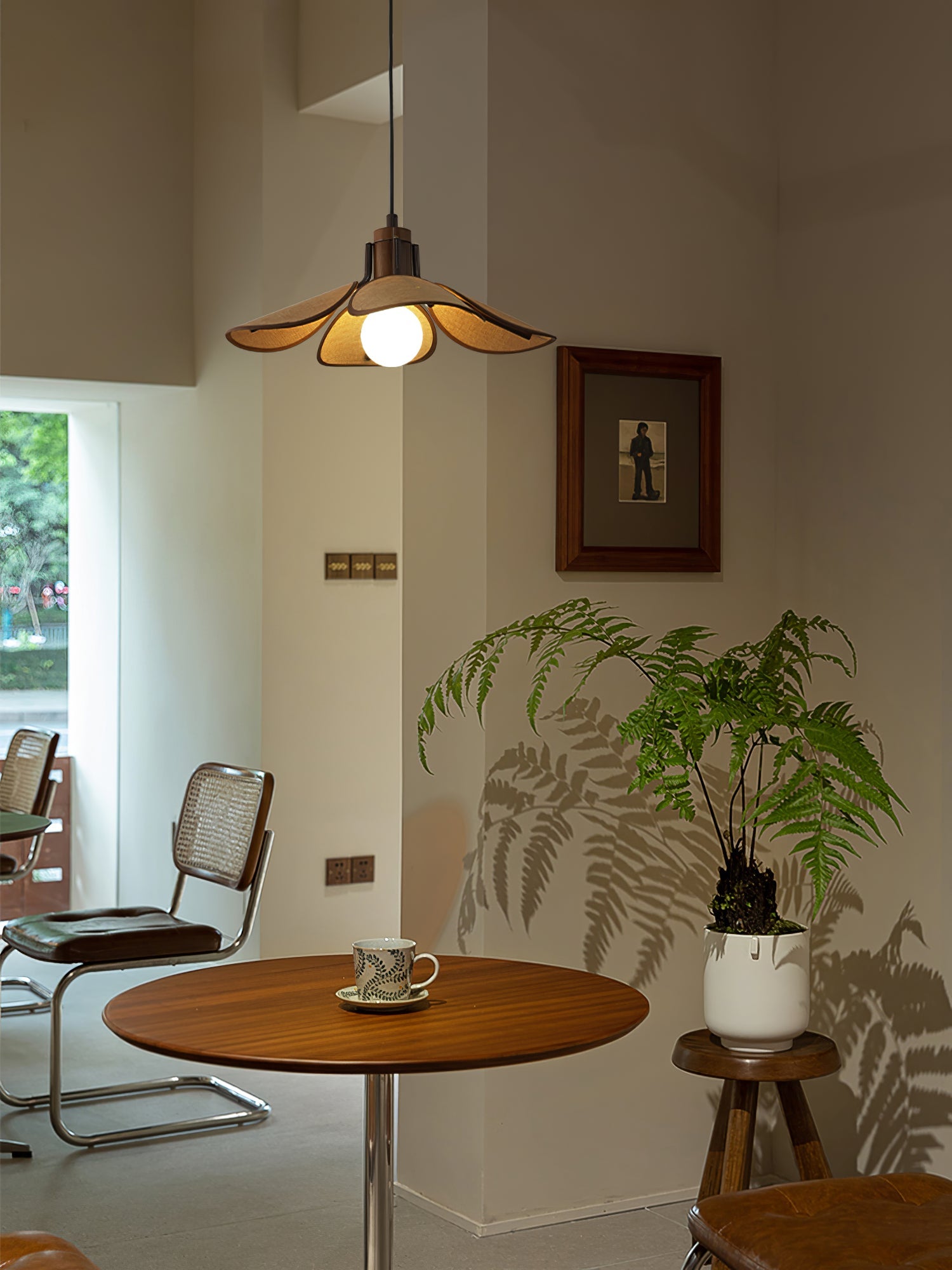 Woven Fabric Pendant Light 20.5"