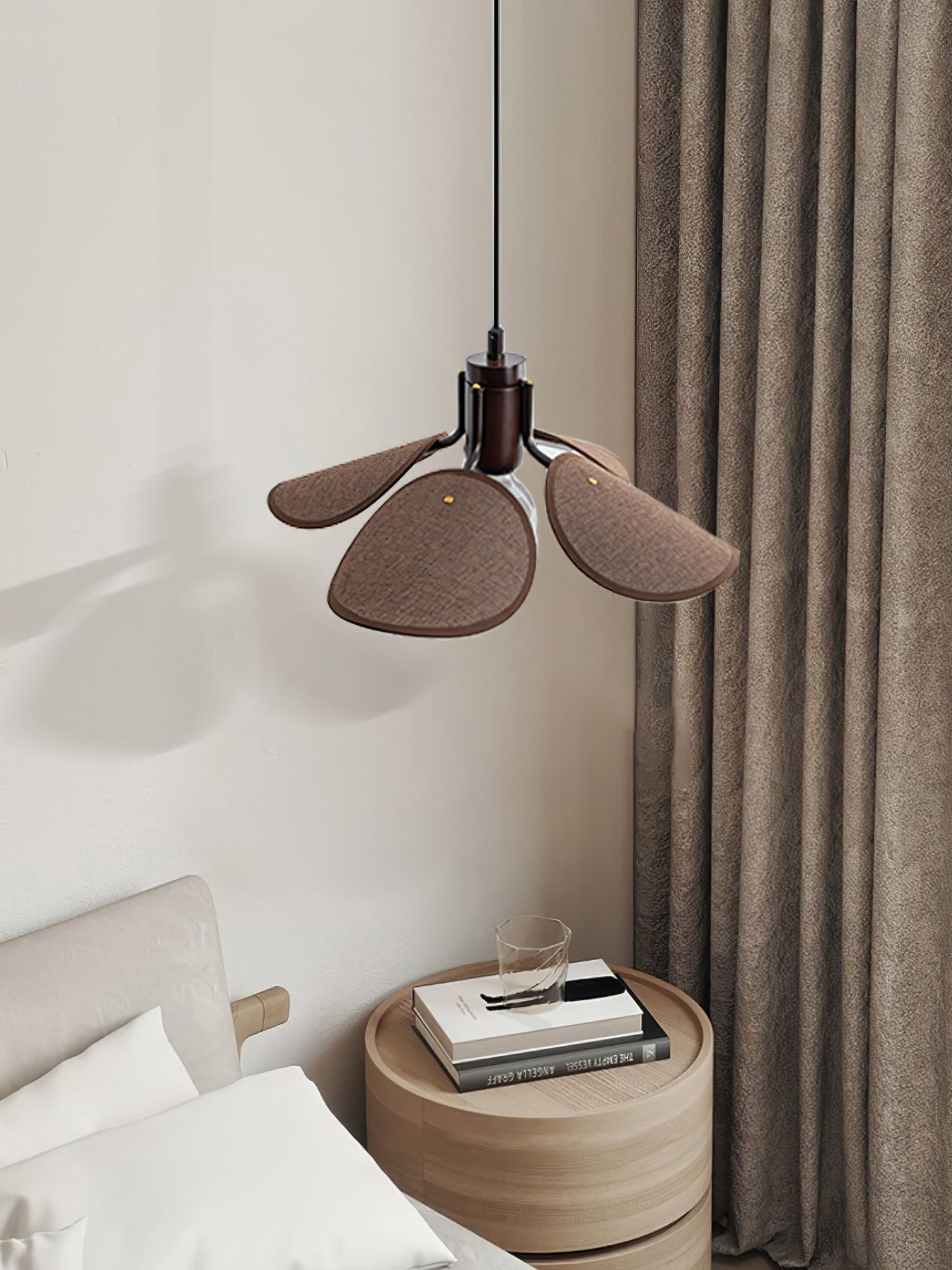 Woven Fabric Pendant Light 20.5"