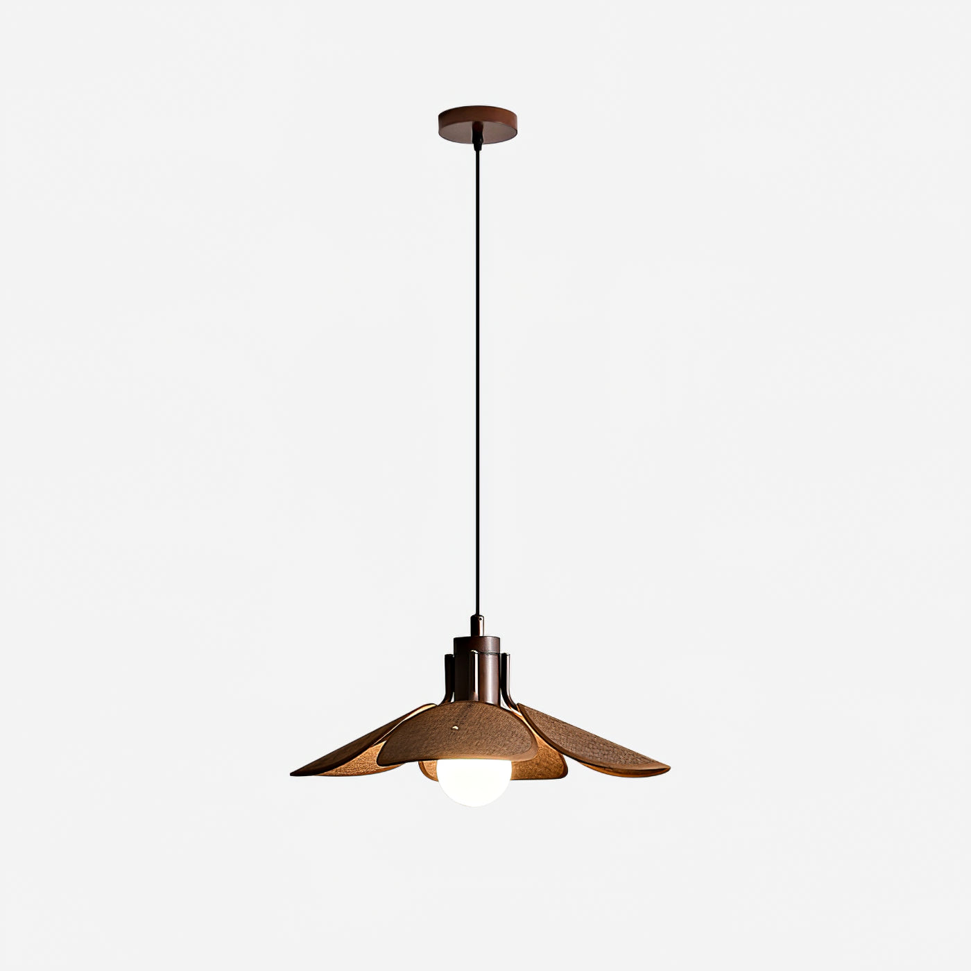 Woven Fabric Pendant Light 20.5"