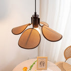 Woven Fabric Pendant Light 20.5"