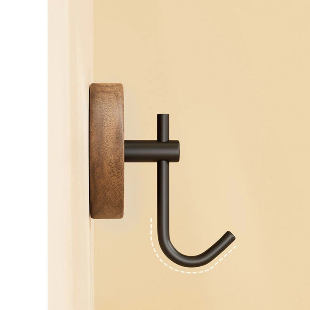 DesignPur: Wooden Wall Hook – Self-Adhesive, Elegant & Compact for Modern Living Spaces