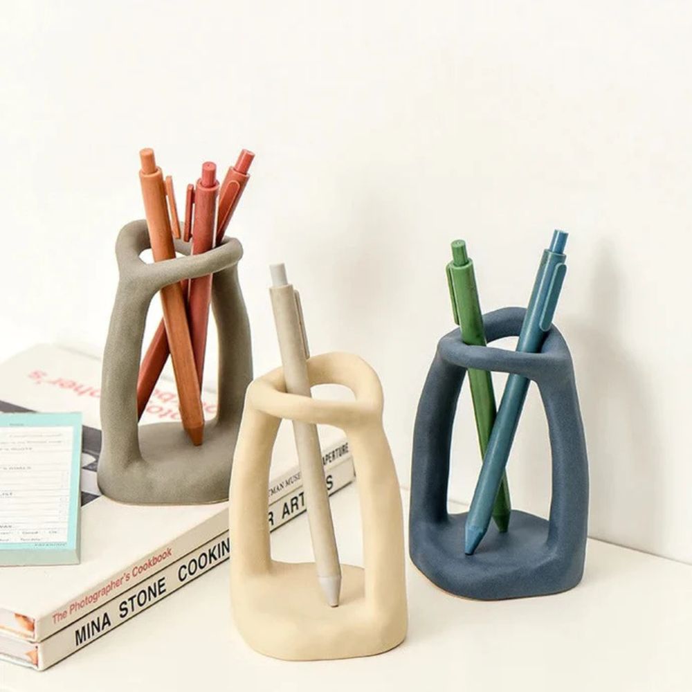 DesignStein: Decorative Toothbrush Holder – Robust, Minimalistic & Versatile for Bathroom & Vanity