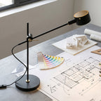 Adjustable Cross-Axis Floor Lamp — Industrial