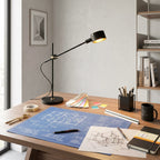 Adjustable Cross-Axis Floor Lamp — Industrial