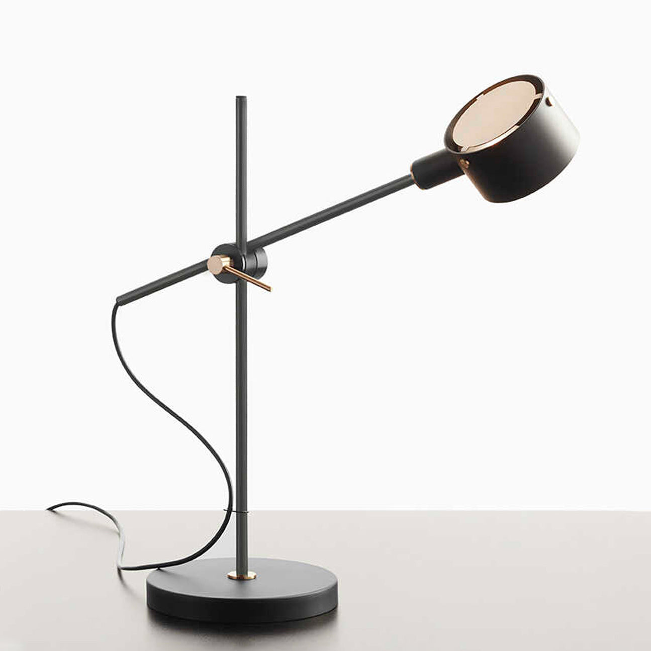 Adjustable Cross-Axis Floor Lamp — Industrial