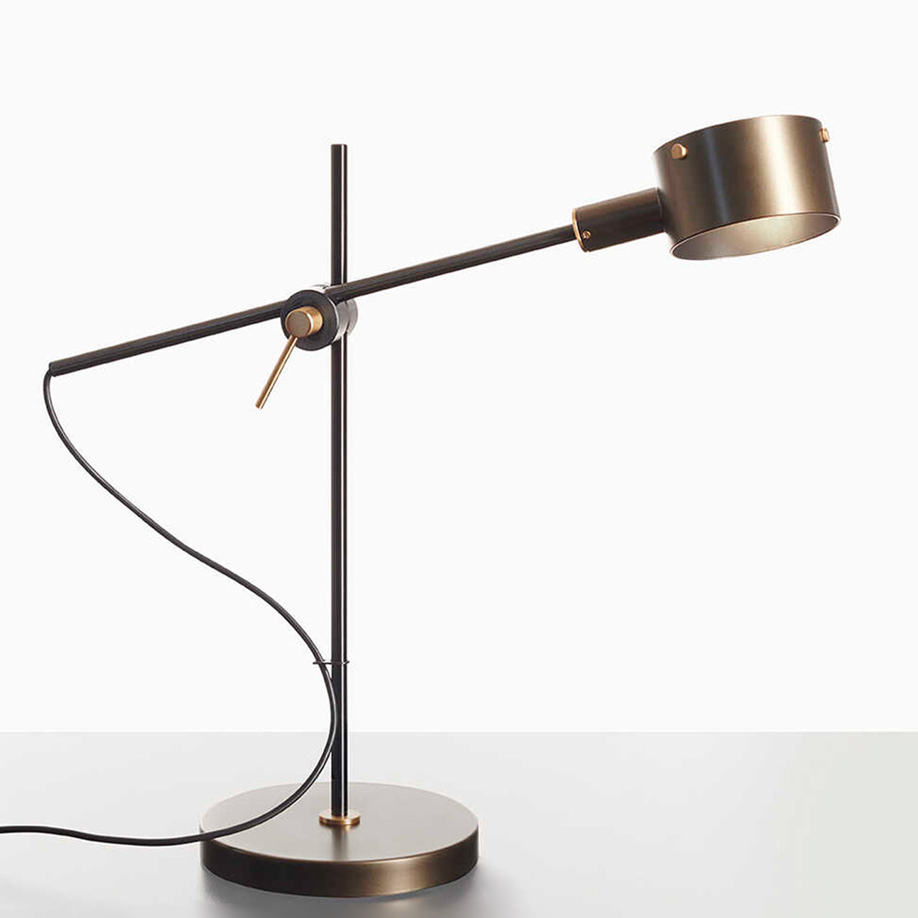 Adjustable Cross-Axis Floor Lamp — Industrial