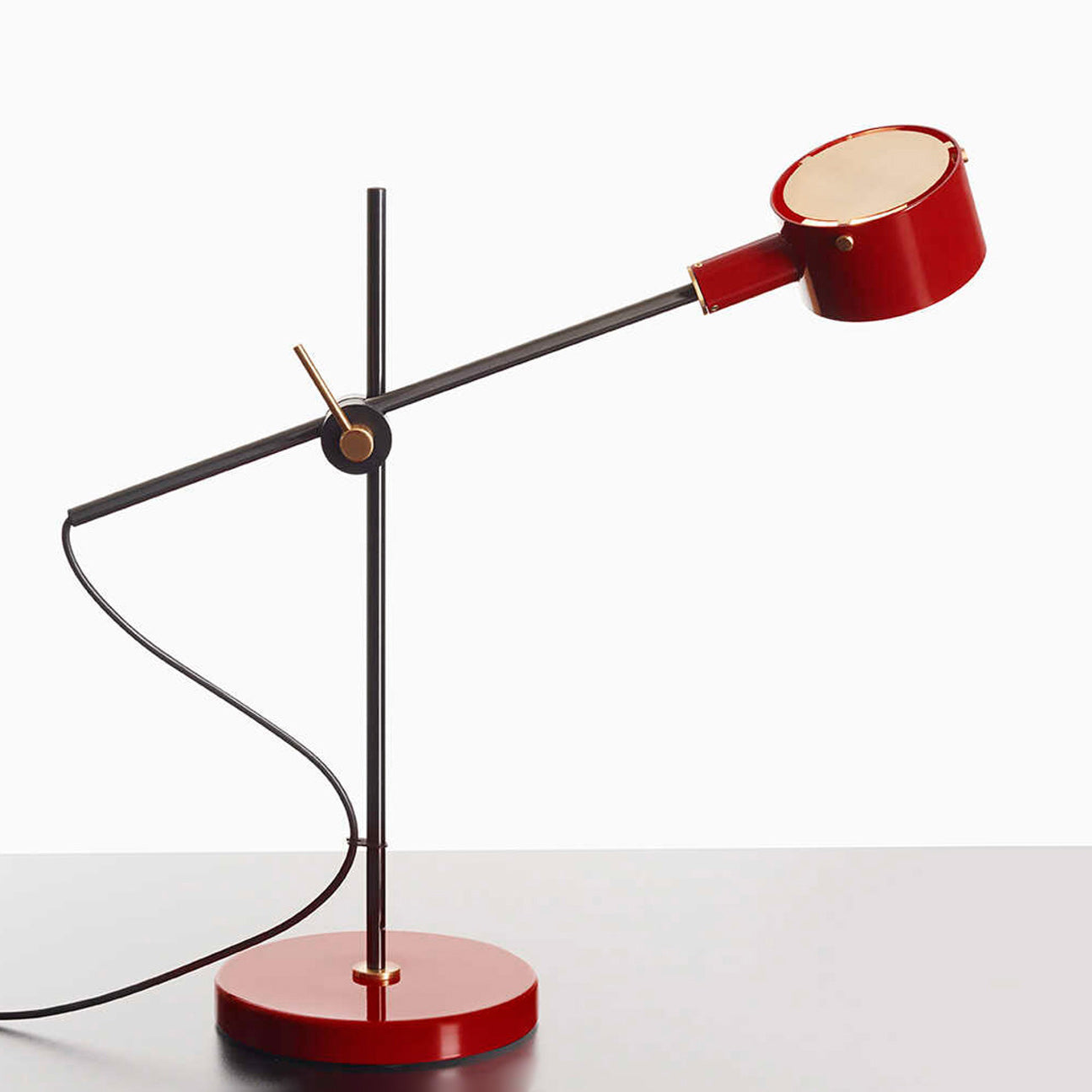 Adjustable Cross-Axis Floor Lamp — Industrial
