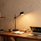 Adjustable Cross-Axis Floor Lamp — Industrial