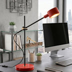 Adjustable Cross-Axis Floor Lamp — Industrial