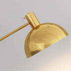 Gold Rocker-Arm Metal Floor Lamp 34.6"