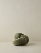Dewey Velvet Pillow | Knotted Design, Chic Accent for Modern Decor
