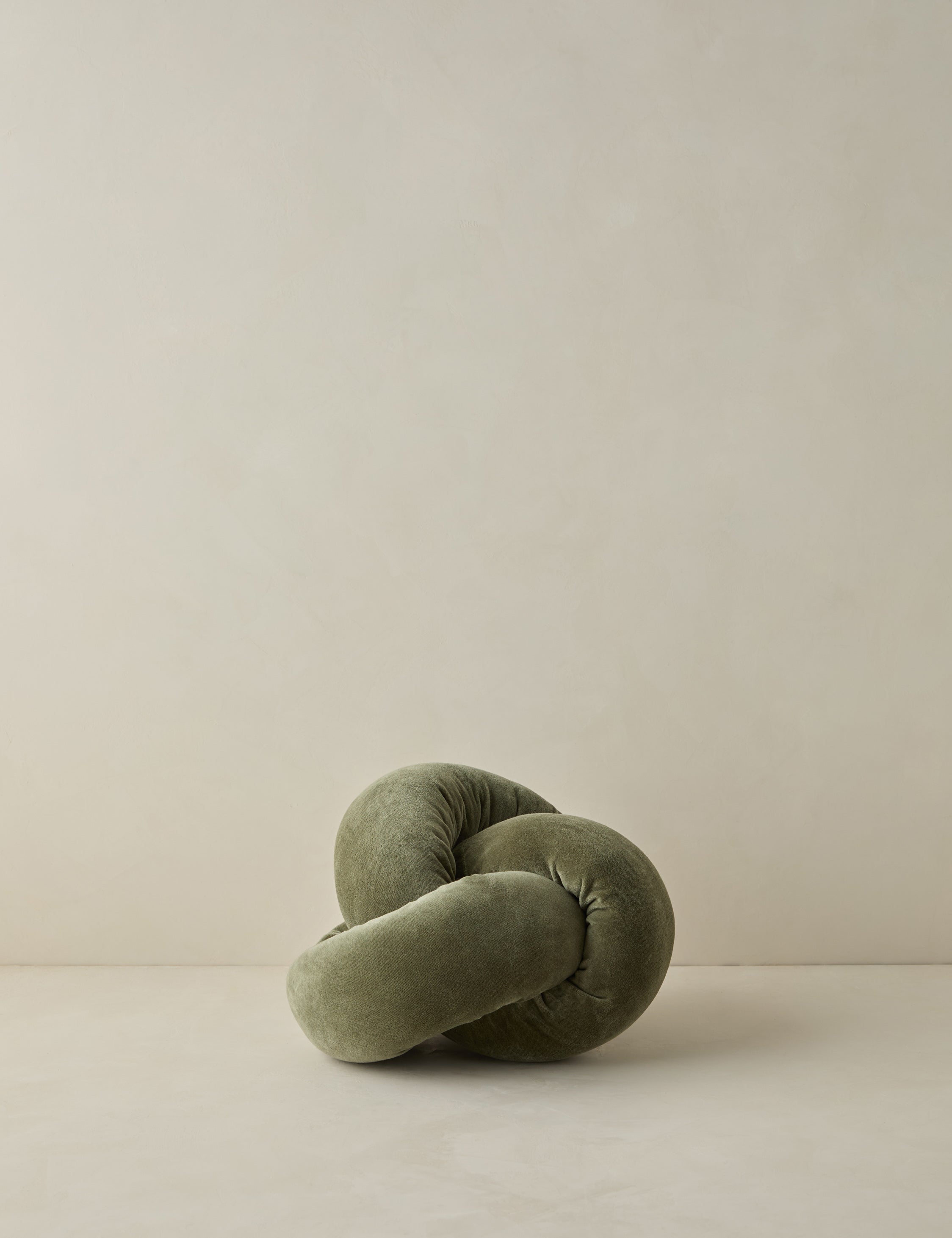 Dewey Velvet Pillow | Knotted Design, Chic Accent for Modern Decor