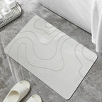 Diatomaceous Earth Bath Mat Absorbent Stone Surface