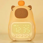 Digital Alarm Clock, LED Display, USB-C Rechargeable, Silicone ABS Material