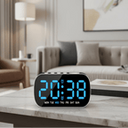 Digital LED Alarm Clock Dual Alarm Temperature Display USB Powered