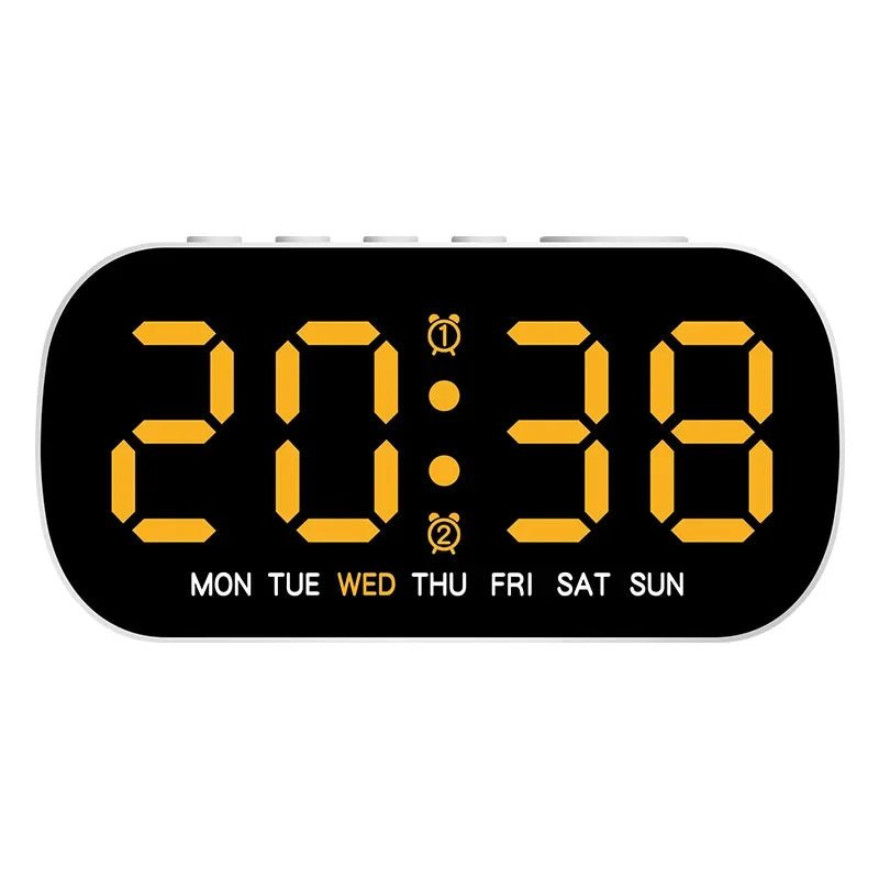 Digital LED Alarm Clock Dual Alarm Temperature Display USB Powered