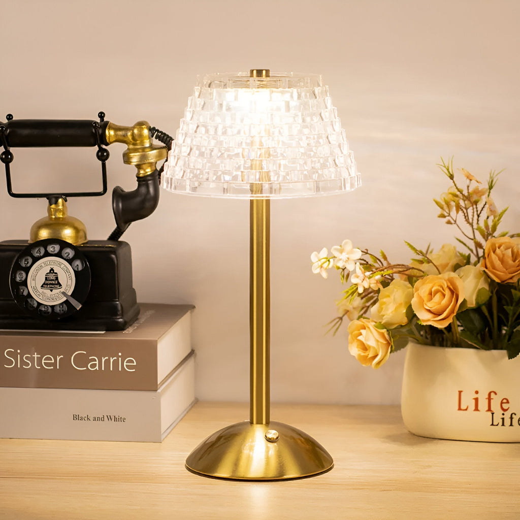 Table Lamp Rechargeable Battery 3600mAh 30 cm Dimmable Cordless Touch Control