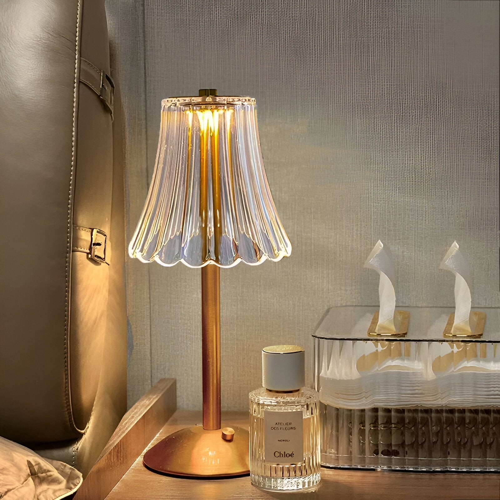 Table Lamp Rechargeable Battery 3600mAh 30 cm Dimmable Cordless Touch Control