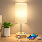 Table Lamp, Touch Control, USB Charging Ports, 3 Level Dimming