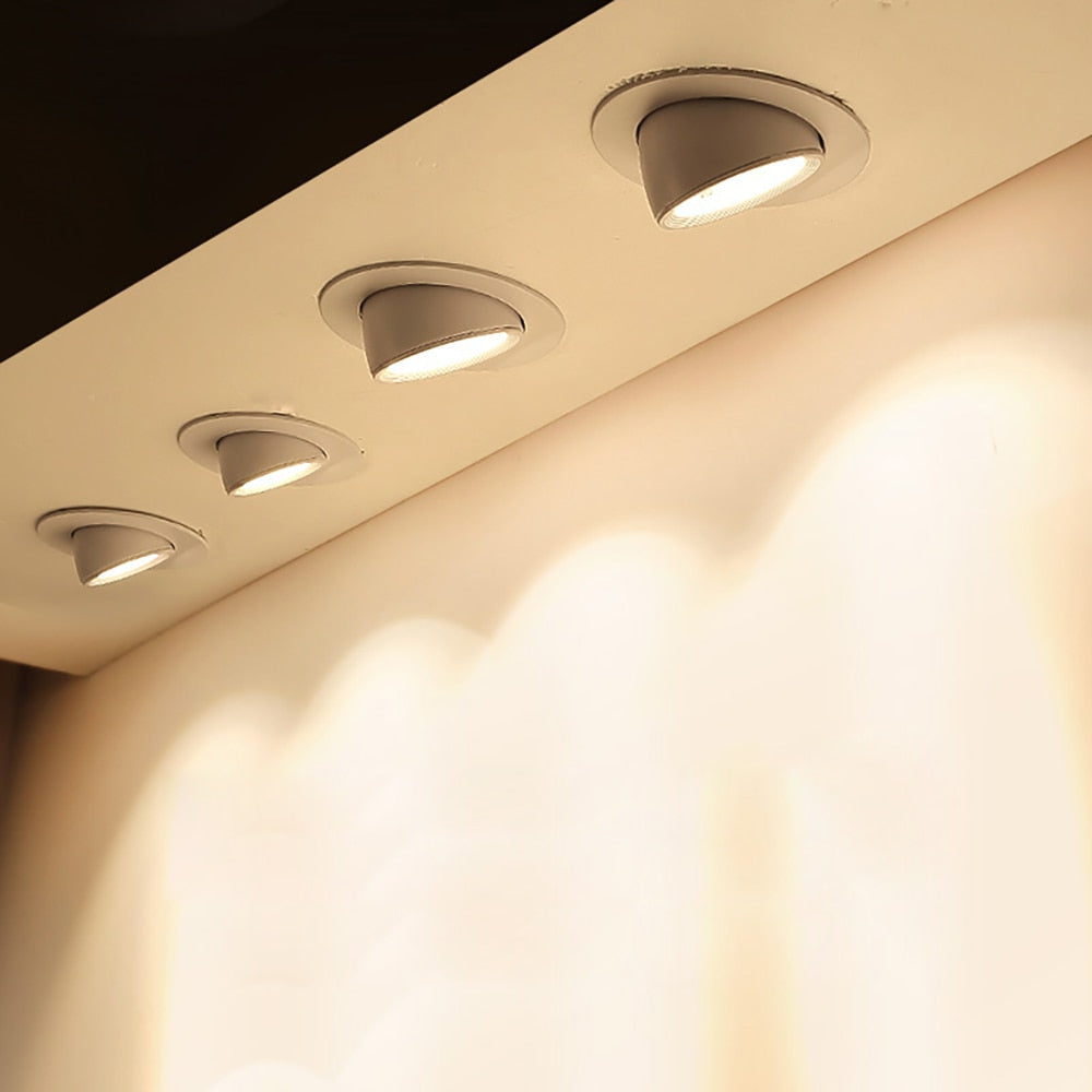 Recessed Downlight LED Dimmable 360 Degree Rotation 7W to 20W 85 to 265V