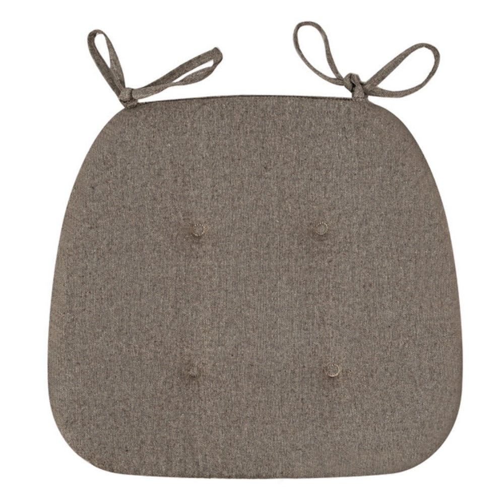 Dining Chair Cushion Microfiber Blend Tufted Seat Pad
