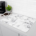 Dish Drying Mat Marble Design Absorbent Fabric Non Slip Kitchen Mat