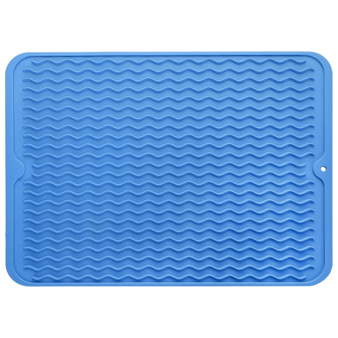 Dish Drying Mat Silicone Heat Resistant Countertop Liner, Eco-Friendly & Heat Resistant