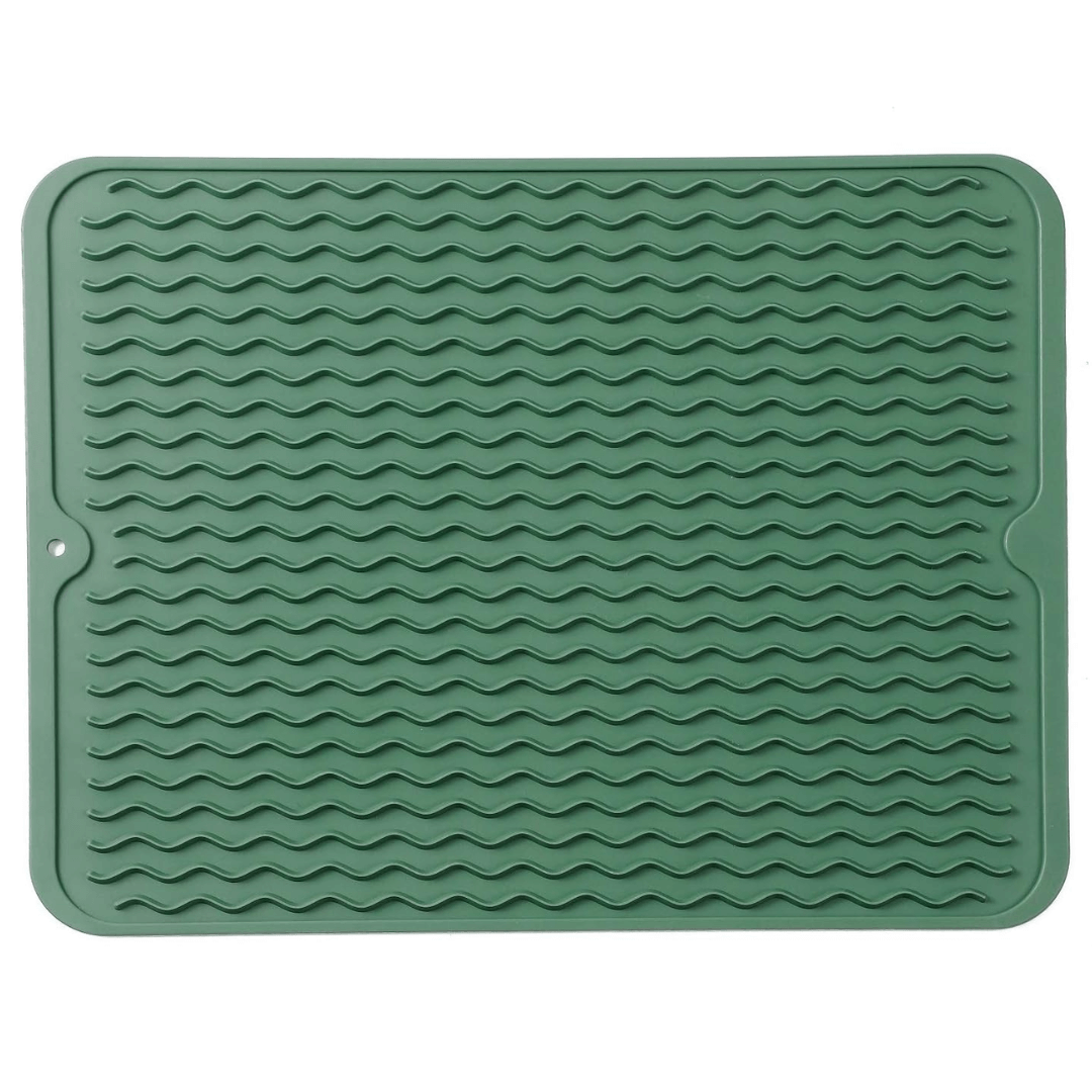 Dish Drying Mat Silicone Heat Resistant Countertop Liner, Eco-Friendly & Heat Resistant