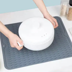 Dish Drying Mat Silicone Heat Resistant Countertop Liner, Eco-Friendly & Heat Resistant