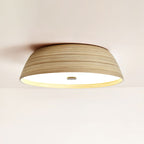 Bamboo & Acrylic Flush-Mount Ceiling Light