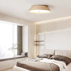 Bamboo & Acrylic Flush-Mount Ceiling Light