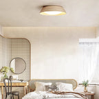 Bamboo & Acrylic Flush-Mount Ceiling Light
