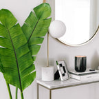 Marble Base White Glass Globe Table Lamp